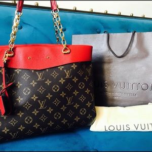 💯 Auth Louis Vuitton Pallas Shopper Mono Bag BNWT
